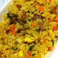 Arroz con ternera y curry